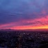 スカイデッキからの夕焼けは絶景。
