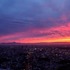 スカイデッキからの夕焼けは絶景。