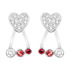 COLLECTION DESIGNED WITH MIRANDA KERR「DUO Pierced Ear Jackels Heart」