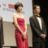 『空気人形』チーム、カンヌに登場（左から）是枝裕和監督、ペ・ドゥナ、ARATA、板尾創路　（photo：Ayako Ishizu）
