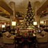 ラウンジ中央の吹き抜けには6メートルの高さのクリスマスツリーが登場。