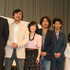 『ガマの油』完成プレミアにて（左から）澤屋敷純一、益岡徹、小林聡美、役所広司、瑛太、八千草薫、二階堂ふみ
