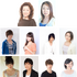 上段左から、坂本千夏さん、山口眞弓さん、花江夏樹さん、三森すずこさん、細谷佳正さん、田村睦心さん、吉田仁美さん、榎木淳弥さん、池田純矢さん、M・A・Oさん
