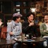 ライブハウス「S」にて　左から　蒼井優、リリー・フランキー、福山雅治、宇崎竜童／「ウタフクヤマ」(C)フジテレビ