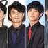 （左から）「ラヴソング」主演の福山雅治、「ゆとりですがなにか」の岡田将生、松坂桃李、柳楽優弥