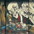 歌川国芳「相馬の古内裏」大判錦絵三枚続　弘化（1844-48）頃　個人蔵