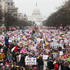 米ホワイトハウス前で開催されたウィメンズマーチ-(C)Getty Images