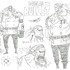 ダグラス・バレット／『ONE PIECE STAMPEDE』敵キャラ設定画（尾田栄一郎描き下ろしイラスト）（C）尾田栄一郎/２０１９「ワンピース」製作委員会