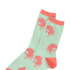 いっぱいマムアンちゃんソックス（ライトグリーン）