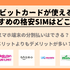 デビットカード支払いができる格安SIM12選！分割払いはできる？