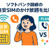 ソフトバンク回線でおすすめの格安SIMはどこ？速度や最安を比較！