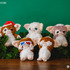 グレムリン マスコットオーナメント（サンタ帽 / ホワイト / パープル / 3Dメガネ / めかくし） 各 ￥2,200