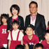 水谷豊＆伊藤蘭＆吉岡竜輝くん＆花田優里音ちゃん＆イニシャル“H”の子どもたち／『少年H』親子試写会