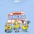 GU「KIDSグラフィックT MINIONS」カラー：62 BLUE部分アップ