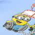 GU「KIDSグラフィックT MINIONS」カラー：62 BLUE　部分アップ