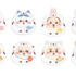 トレーディングシマエナガなまんまるアクリルスタンド(全8種)　　単品550円 / BOX 4,400円(税込)