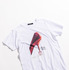 ヒールTシャツ　ホワイト／ブラック　￥6,490