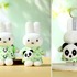 VIPO × Miffy パンダシリーズ ぬいぐるみキーホルダー