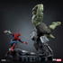 『マーベル』 【アイアン・スタジオ　スタチュー】「アートスケール」1/10スケール　スパイダーマン vs ハルク
