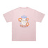 ちいかわ×オリオンビール シーサーのおみやげやさん Tシャツ ライトピンク_SHISA／©nagano©Uema©Orion
