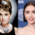 『ティファニーで朝食を』　写真：Everett Collection/アフロ リリー・コリンズ　写真：REX/アフロ