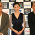 『オリヲン座からの招待状』（左から）原田芳雄、宮沢りえ、三枝健起監督