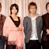 『東京少年』完成披露試写会。左から平野俊一監督、堀北真希、石田卓也、丹羽多聞アンドリウプロデューサー