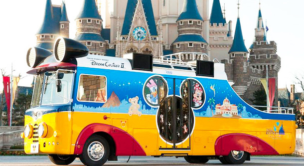 特別バス「東京ディズニーリゾート・ドリームクルーザーII」／おんどこどん！ミッキー音頭プロモーションツアー -(C) Disney