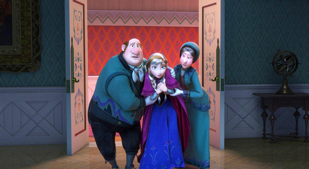 左から、カイ＆アナ＆ゲルダ『アナと雪の女王』ポスター／(C) 2014 Disney. All Rights Reserved.