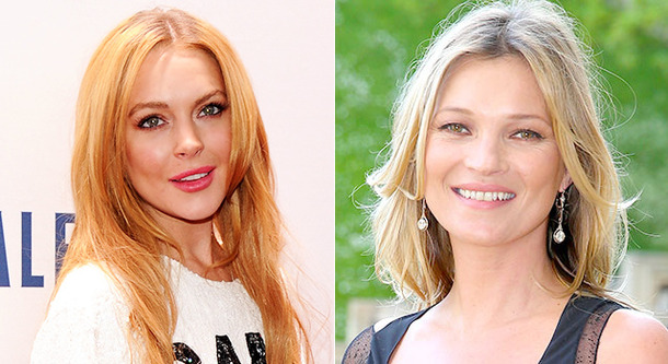 リンジー・ローハン＆ケイト・モス-(C) Getty Images