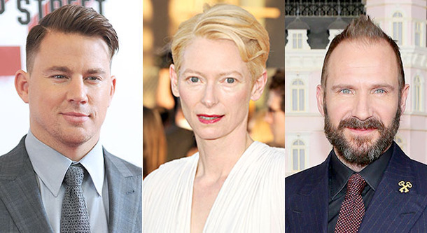 チャニング・テイタム&ティルダ・スウィントン&レイフ・ファインズ -(C) Getty Images