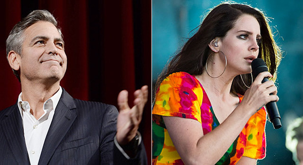 ジョージ・クルーニー&ラナ・デル・レイ -(C) Getty Images