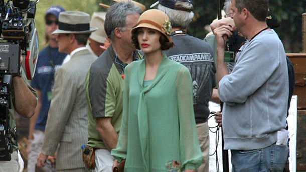 2007年10月『Changeling』を撮影中のアンジェリーナ・ジョリー　-(C) Splash/AFLO