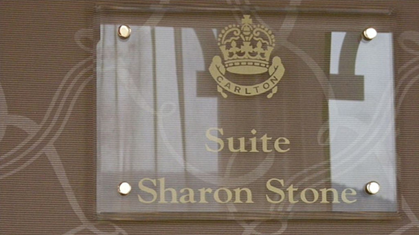 シャロン・ストーンという名前のスイートルームがいかにもカンヌらしい！　photo：Ayako Ishizu