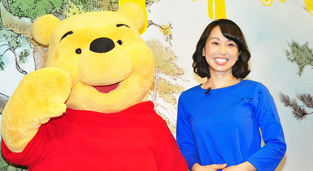 東尾理子＆プーさん／「くまのプーさん展 WINNIE THE POOH EXHIBITION」オープニングイベント