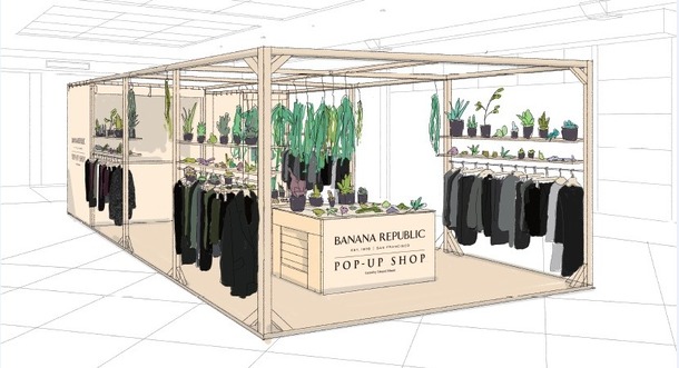 2014年9月18日（木）～30日（火）に、 新宿 ルミネ2でオープンとなる「Banana Republic POP UP SHOP Curated by Takayuki Minami」。