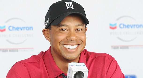 タイガー・ウッズ、事故で前歯を失う