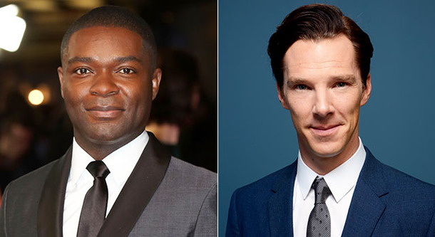 デヴィッド・オイェロウォ＆ベネディクト・カンバーバッチ -(C) Getty Images