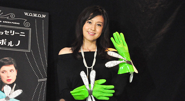 藤原紀香／「イザベラ・ロッセリーニのグリーン・ポルノ」公開アフレコ