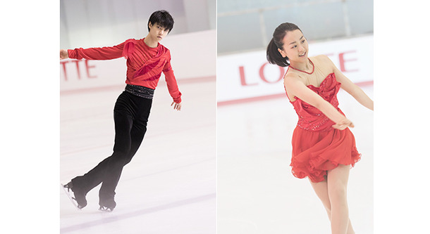 羽生結弦＆浅田真央／新CMメイキング写真