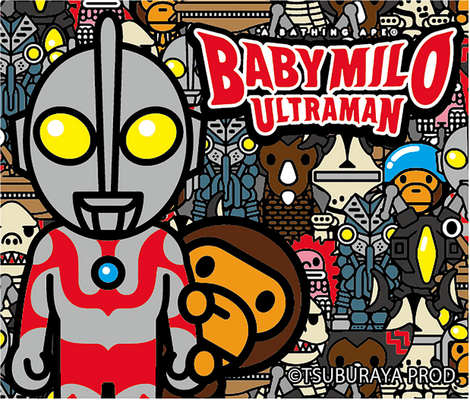 ア・ベイシング・エイプのキッズライン×ウルトラマンのコラボアイテム登場