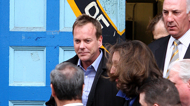 N.Y.市警に出頭したキーファー -(C) Splash/AFLO