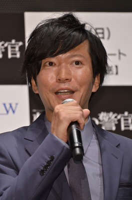 田辺誠一／WOWOW「連続ドラマW 撃てない警官」完成試写会