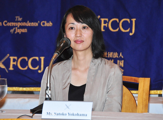 横浜聡子監督／『俳優 亀岡拓次』外国人特派員協会会見