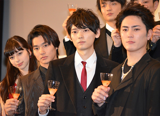 中条あやみ、野村周平、古川雄輝、間宮祥太朗『ライチ☆光クラブ』舞台挨拶付きプレミア上映イベント