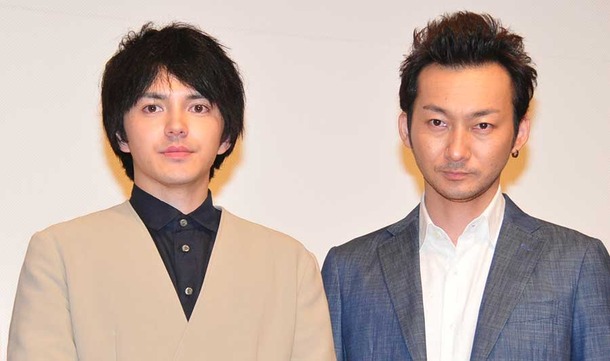 林遣都＆波岡一喜／「火花」イッキ観試写会