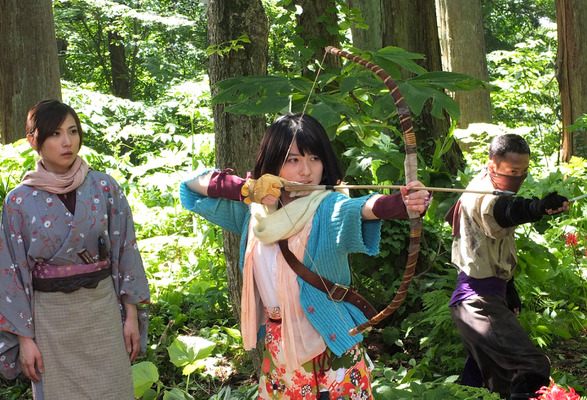 ヒロイン・桜井美南／『彼岸島 デラックス』　（C）2016「彼岸島」製作委員会