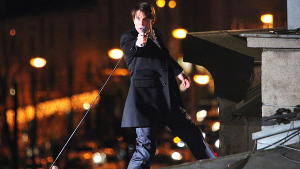 オーストリア・ザルツブルクにて『Knight & Day』を撮影中のトム・クルーズ -(C) AFLO