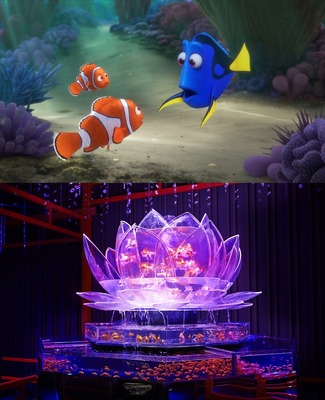 ドリー＆ニモが「アートアクアリウム」に！ - (C) 2016 Disney/Pixar. All Rights Reserved.