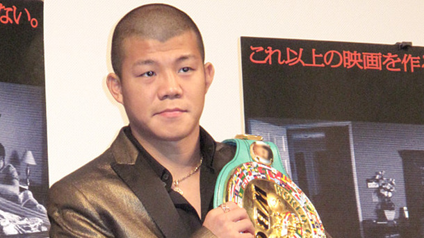 亀田興毅、『パラノーマル・アクティビティ』イベントにて　photo：Yoko Saito